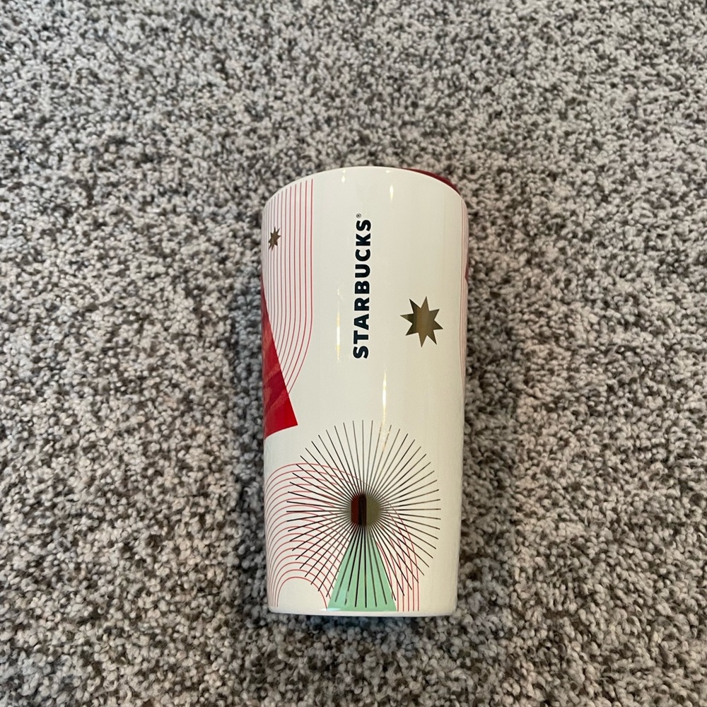 Starbucks  12oz holiday ceramic cup